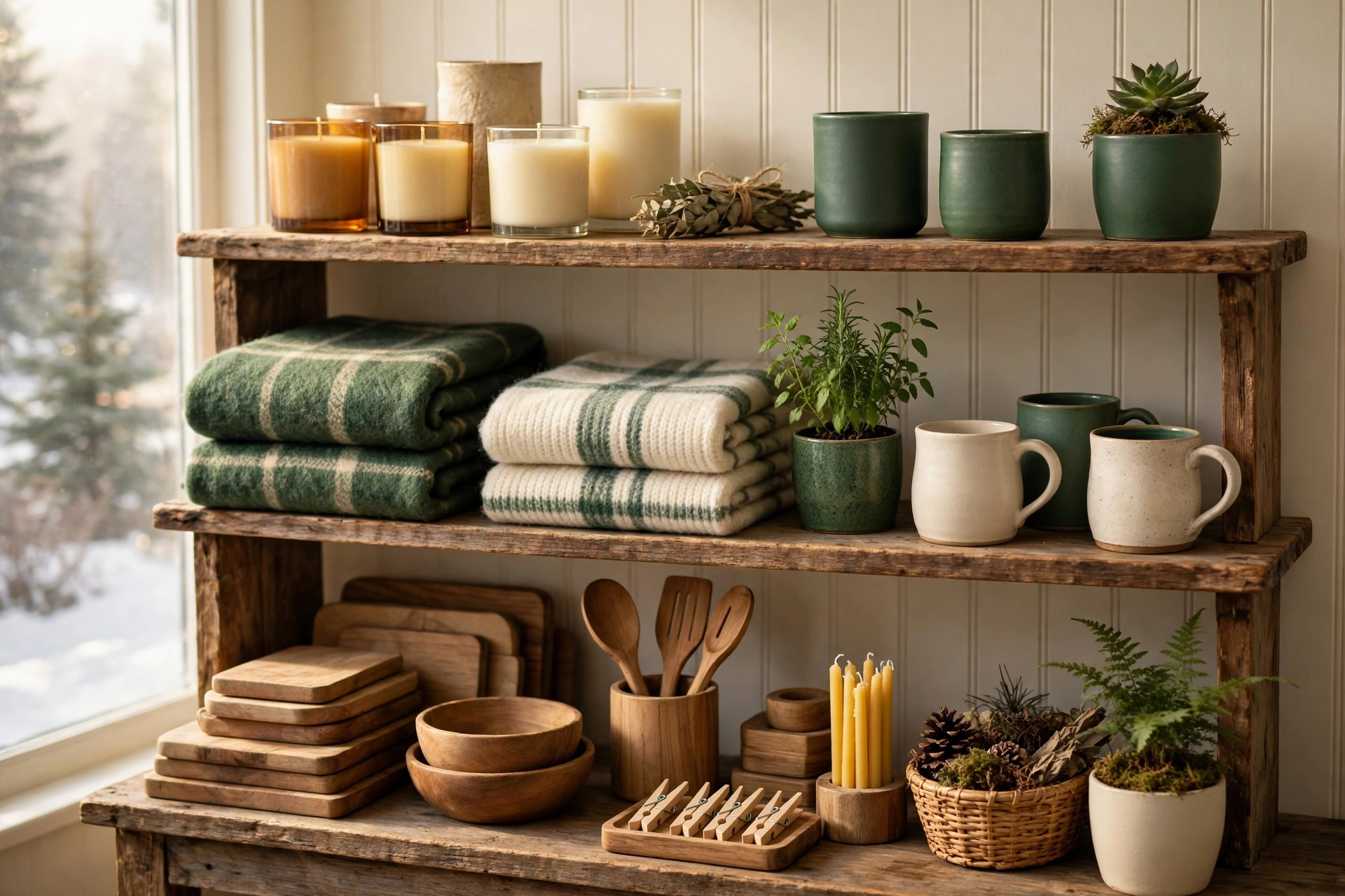 Shelves of a Canadian general store
